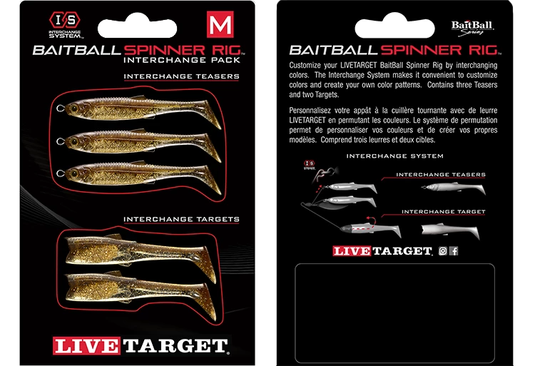 LIVETARGET BaitBall SR Interchange Pack Umbrella Rig Parts - Image 7