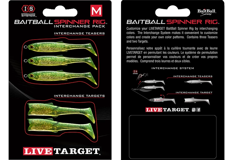 LIVETARGET BaitBall SR Interchange Pack Umbrella Rig Parts - Image 13