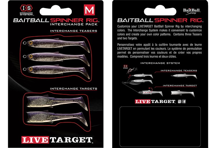 LIVETARGET BaitBall SR Interchange Pack Umbrella Rig Parts - Image 20