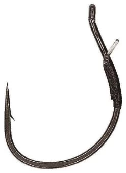 Hayabusa WRM202 Weedless Wacky SP Hook W/ Monofilament Bait Keeper